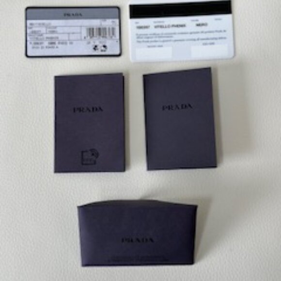 Prada Secchiello Vitello Phenix Nero Bucket Shoulder Bag NWOT - Picture 12 of 13